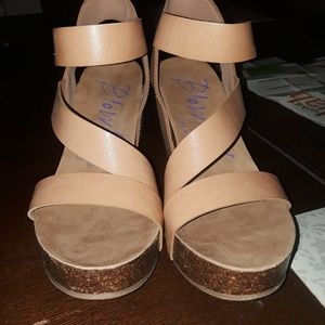 Blowfish strappy wedges